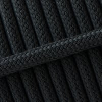 Black - Spun cord - Ø 6mm