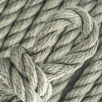 Shiny Silver PPM Twisted Rope - Ø 6mm
