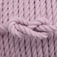 Pastel Lilac Gedrehtes Baumwollseil - Ø 10 mm