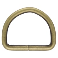 Antik Messing 40 x 5 mm D-Ring