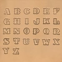 Alphabet Stamp Set - 19 mm (3/4")