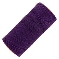Acid Violet #369 - 0,75 mm - Cordon en polyester ciré Linhasita (PE-3)