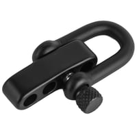 Adjustable D-shackle Stainless Steel Black