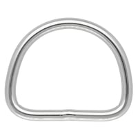 Stainless Steel 50 x 6 mm D-ring