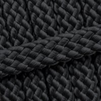 Anthrazit 12 mm PPM Schlauchband - (Flach/Hohlgeflecht)