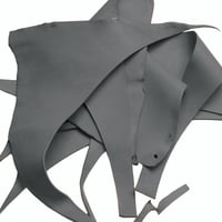 'Grey' Greased Leather Scraps Sheet (750 g - 1 kg)