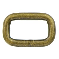 Laiton Antique 20 x 4 mm Anneaux Carrés