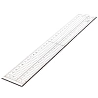 Transparente Gitternetzlineal 30 cm (12")