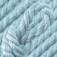 Baby Blue 8 mm - PPM Gedreht Tauwerk
