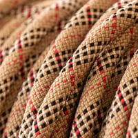 Tartan Beige - Premium Dog Leash Rope - Ø 10 mm PPM