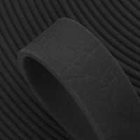 PVC Coated Webbing 'Bark Schwarz' 16 mm