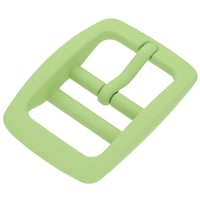 Green Silicone 20 mm Belt Buckle double-barred