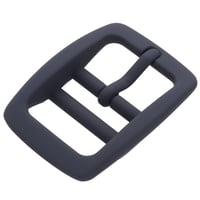 Navy Blue Silicone 25 mm Belt Buckle double-barred