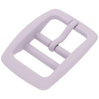 Purple Silicone 25 mm Belt Buckle double-barred