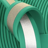 Teal (RD522) Reflective BioThane 'BETA' ® 19 mm - 2.5 mm Per Meter