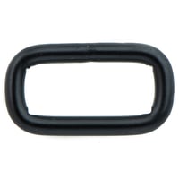 Square Ring 'Stainless Steel' Black 25 x 4 mm