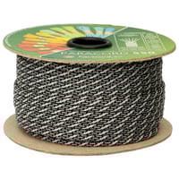 Silver Grey & Black - Helix DNA Paracord 550 Type III - 30 m