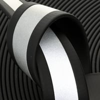 Black (BL520) Reflective BioThane 'BETA' ® 25 mm - 2.5 mm Per Meter