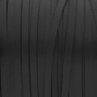 Black - Kangaroo Leather Lacing 3 mm