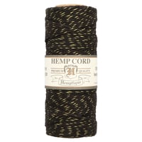 Black Gold  - 1mm - Hemp Rope by Hemptique (62.5 meter)