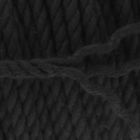 Black 5 mm Macramé Twisted Cotton Rope