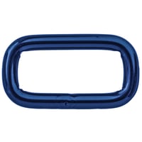 Square Ring 'Stainless Steel' Blue 25 x 4 mm