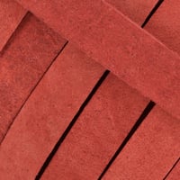 20mm Rot Nubuck Leder (Pull-up Leder) Meterware