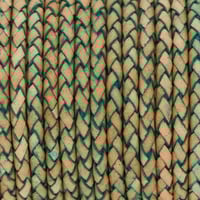 Turquoise 3 mm Braided Leather Cord