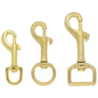 Bolzenkarabiner Messing - 1 | 10 | 20 Stücke