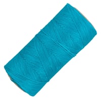 Bright Blue #707 - 1.00 mm - Braided Linhasita Waxed Polyester Cord (PE)
