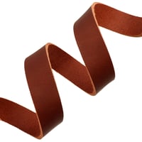 Brown 30 mm Classic Leather Strap - Ca. 120 cm