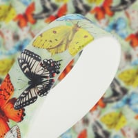 Butterfly BioThane 'BETA' ® UV-printed 38 mm - Strip of 1 Meter