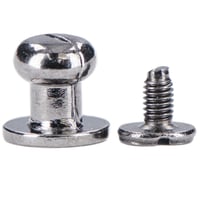 Button Stud - Nickel Plated 8mm