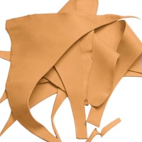 'Camel' Greased Leather Scraps Sheet (350 g - 750 g)