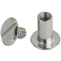 Chicago Screw Nickel Plated 10 x 5 mm