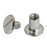 Chicago Screw Nickel Plated 5 x 5 mm