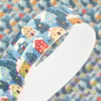 Christmas Village BioThane ‘BETA’ ® UV-printed 16 mm - Strip of 1 Meter