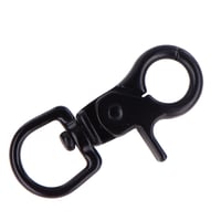 Swivel Eye Clip Carabiner 'Light Version' Black 60 mm