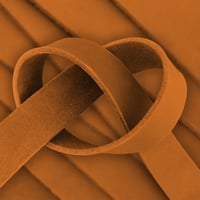 Cognac 20 mm Greased Leather Strap (Pull-Up Leather) - Ca. 140 cm