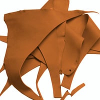 'Cognac Marron' Chutes de Cuir Graissé (750 g - 1 kg)