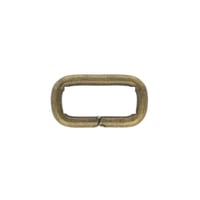 Antique Brass 16 x 3 mm Square Ring