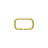 Brass 13 x 2 mm Square Ring
