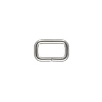 Square Ring 'Nickel Plated' 14 x 3 mm