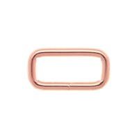 Rose Gold 20 x 3 mm Square Ring