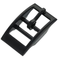 13 mm - Black - Belt Buckle Double Barred