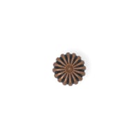 Concho with Screw - Round Parachute Copper - 12 mm