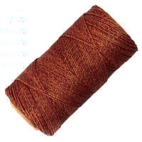 Kupfer Metallic - 1,2 mm - Linhasita Gewachstes Polyester Cord (PE-4)