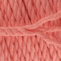 Coral Pink 5 mm Macramé Twisted Cotton Rope