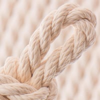 Cream PPM Twisted Rope - Ø 8mm