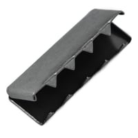 Metal Crimp End Webbing 25 mm - Gun Metal